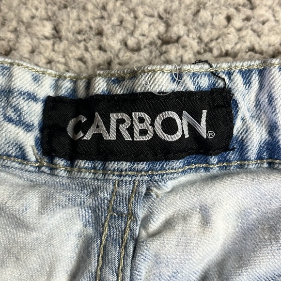 Ripped Light Blue Jean Shorts Men’s Waist Size 34 Summer Shorts Rue21 Y2K Skater - Picture 5 of 7